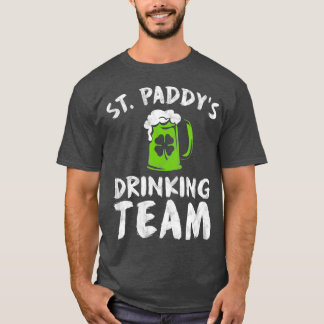 St patricks day飲料部男子グループ分隊 tシャツ