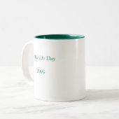 St patricks day2009 ツートーンマグカップ (正面左)