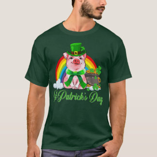 St patricks day2022レプレショーーンピッグ恋人の女性ギ tシャツ