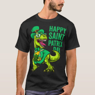 st patricks day・アイルランド・レプレチャウン恐竜Tレックス Tシャツ