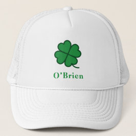 St. Patrick's Day | カスタムネームクローバーデザイン キャップ
