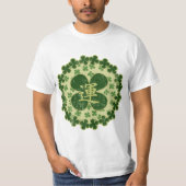 st patricks day・カンジ・シャムロック動揺してズ tシャツ (正面)