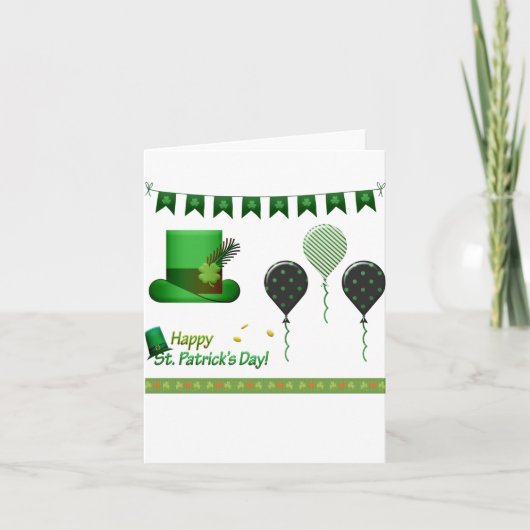 St Patrick's Day カード (正面)