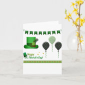 St Patrick's Day カード (黄色い花)