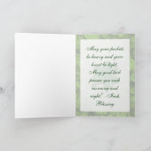 St. Patrick's Day カード (内部)