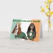 St patricks day カード (黄色い花)