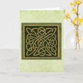 st patricks day カード (黄色い花)