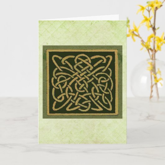 st patricks day カード (黄色い花)