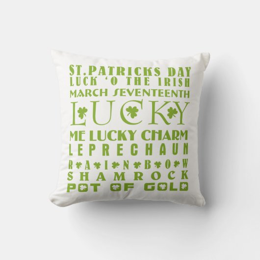 St patricks day クッション (正面)