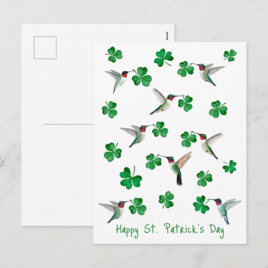 St. Patrick's Day シーズンポストカード (正面/裏面)