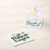 St patricks day スクエアペーパーコースター (インサイチュ)