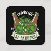 St patricks day スクエア名刺 (裏面)