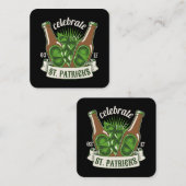 St patricks day スクエア名刺 (正面/裏面)
