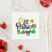 St patricks day スタンダードカクテルナプキン (インサイチュ)