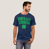 St patricks day・ディブス・オン・ザ・レッドヘッド tシャツ (正面フル)