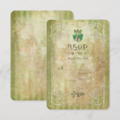 St.Patricks Day -パーティー招待状RSVP 出欠カード (正面/裏面)