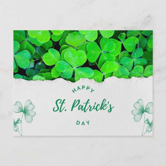 St patricks day ポストカード (正面)