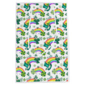 St patricks day ミディアムペーパーバッグ (正面)