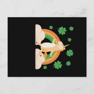 St patricks day・ユニコーン ポストカード
