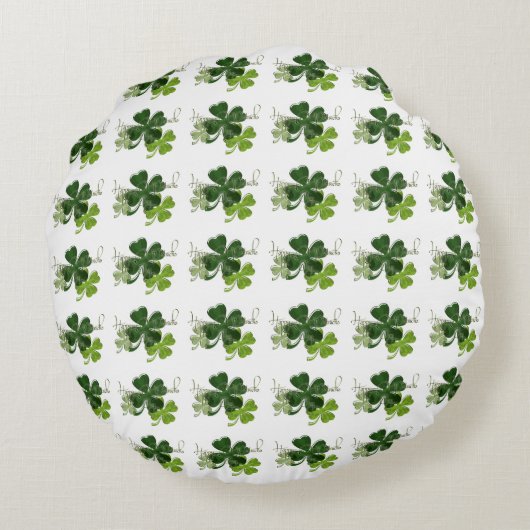 St. Patrick's Day  ラウンドクッション (裏面)