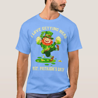 st patricks day・レプラーヘンで頭を下げるのが大好き tシャツ