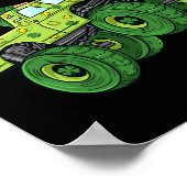 St patricks day・レプレショーン・モンスタートラック・ラッキーボーイ ポスター (角)