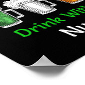 St patricks day – 安全第一ナース飲料 ポスター (角)