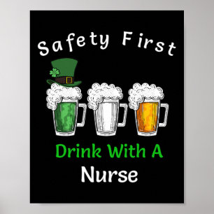 St patricks day – 安全第一ナース飲料 ポスター