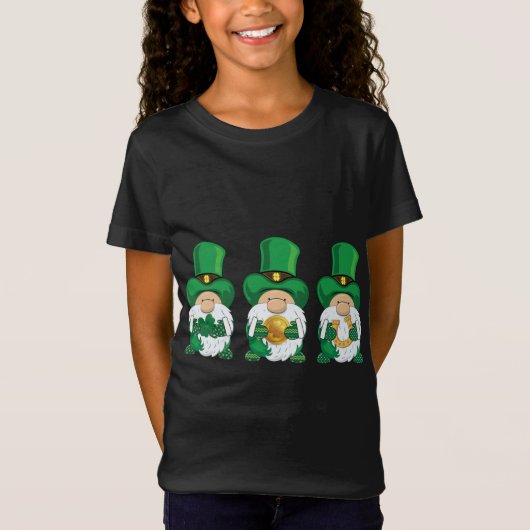 St patricks day、緑の格言、アイルランドことわざ tシャツ (正面)