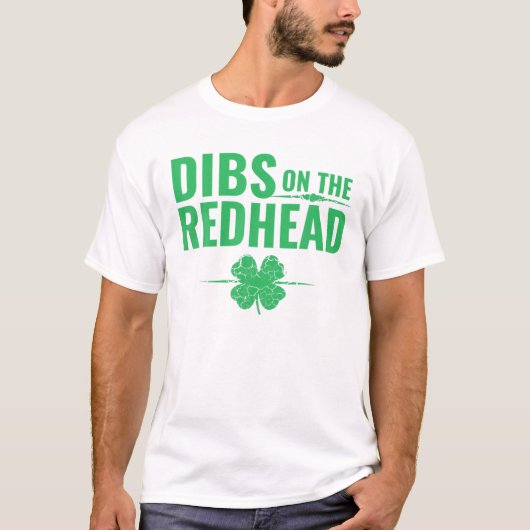 st patricks day – 赤毛のディブス tシャツ (正面)