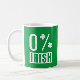 St Patrick's Day 0% Irish Four Leaf Clover コーヒーマグカップ