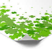 St Patrick's Day A Little Lucky Charm Baby Shower ポスター (角)