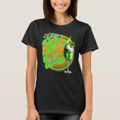 St Patrick's Day A Wee Bit O' Wine Funny Mom Women Tシャツ (正面)