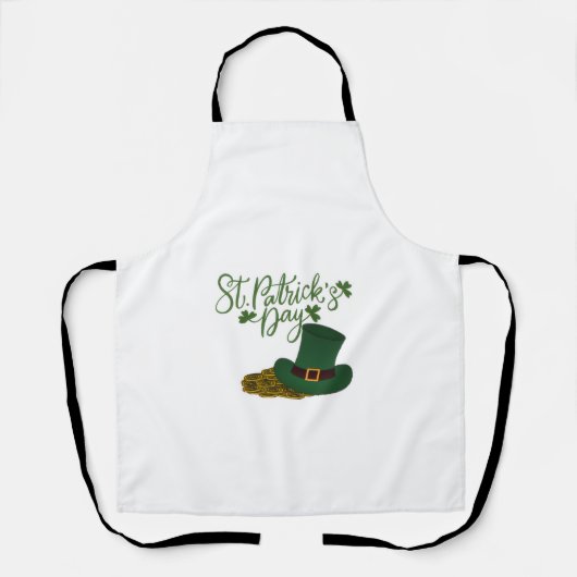 St. Patrick's Day All-Over Print Apron エプロン (正面)