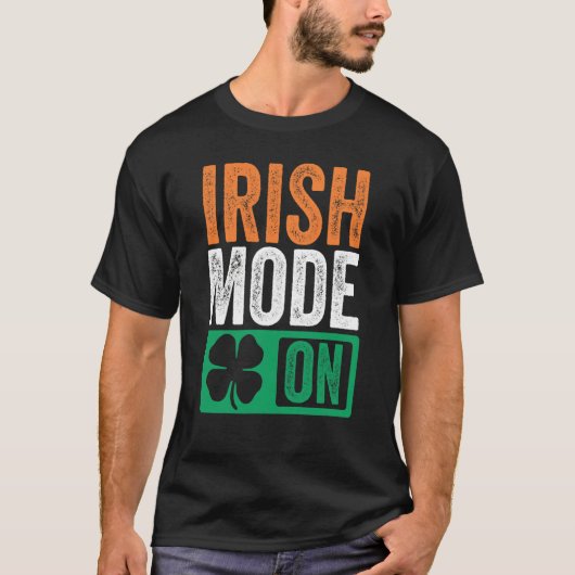 St Patrick's Day Beer Drinking Ireland Irish Mode  Tシャツ (正面)