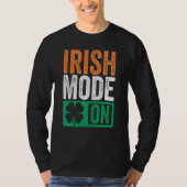 St Patrick's Day Beer Drinking Ireland Irish Mode Tシャツ (正面)