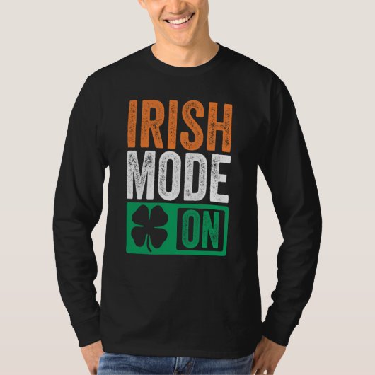 St Patrick's Day Beer Drinking Ireland Irish Mode  Tシャツ (正面)