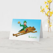 St.Patrick's Day Beer Punのスラインテ応援 カード (黄色い花)