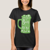 St Patrick's Day Beer Shamrock Clover Luck Saint P Tシャツ (正面)