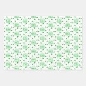 St Patrick's Day Birthday  ラッピングペーパーシート (正面)
