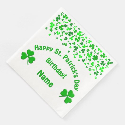 St Patrick's Day Birthday Shamrocks (コーナー)