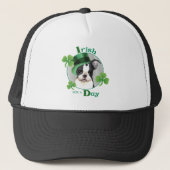 St. Patrick's Day Boston Terrier キャップ (正面)