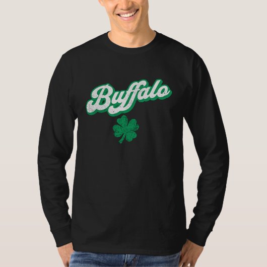 St Patrick's Day Buffalo Tシャツ (正面)