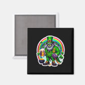 St Patrick's Day Bylor Of The Evil Eye Irish Demon マグネット (正面/裏面)