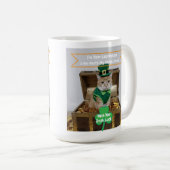 St Patrick's Day Cat Humor  コーヒーマグカップ (正面右)