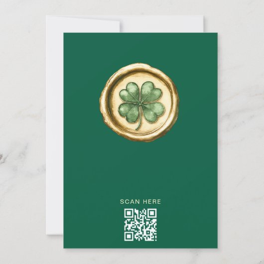 St Patricks day celebration invite  招待状 (裏面)