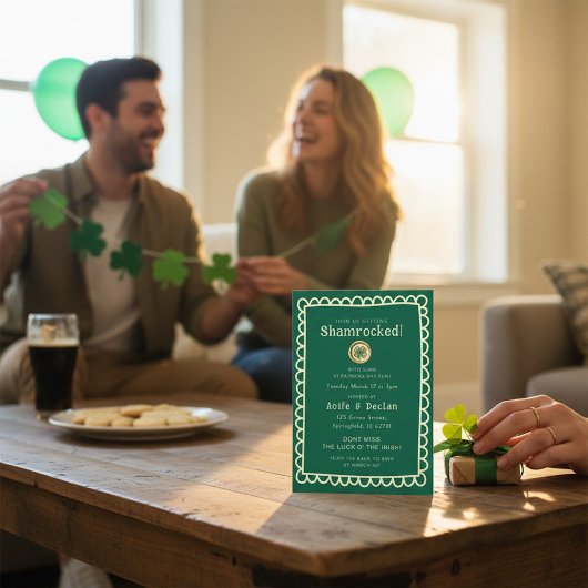 St Patricks day celebration invite  招待状