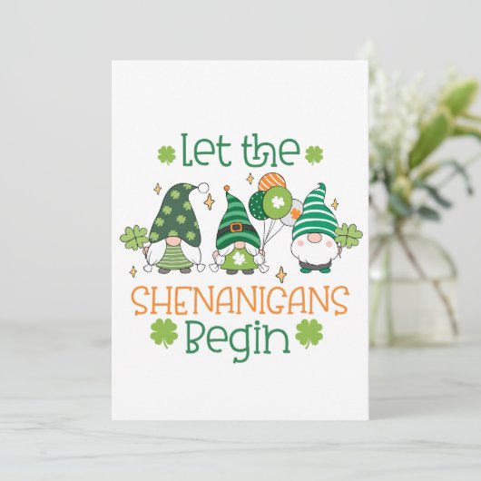 St Patricks Day Celebration Party 招待状 (スタンド正面)