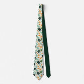St. Patrick's Day Clover Custom Necktie ネクタイ (正面)