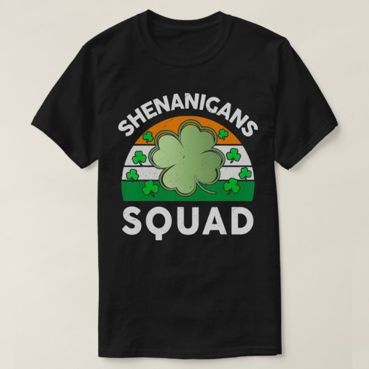 St Patricks Day Costume Men Women Irish Shenanigan Tシャツ (デザイン正面)